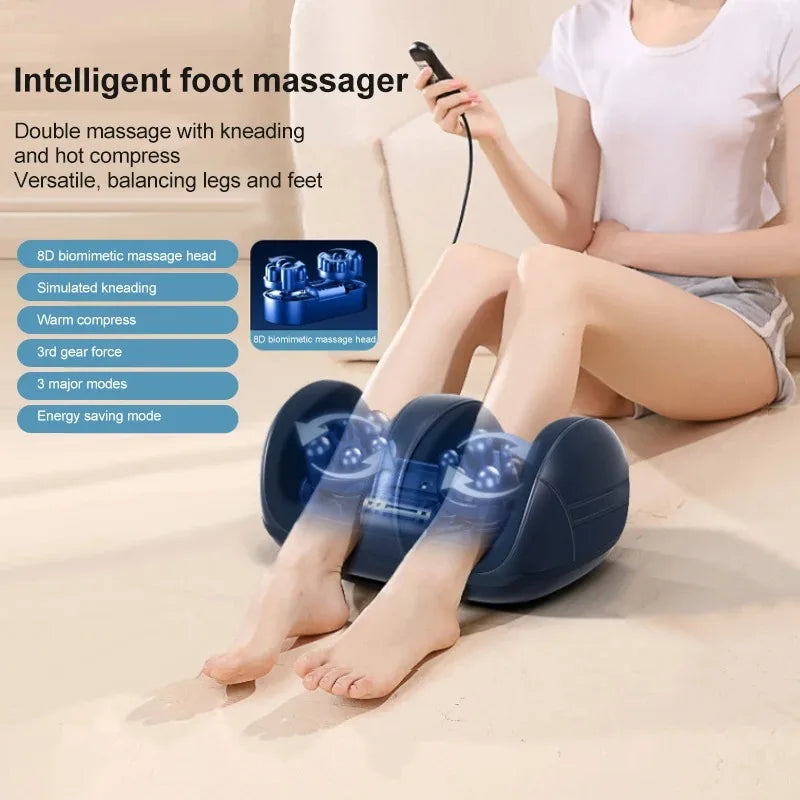 Extra Big Electric Foot Massager with Hot Compress