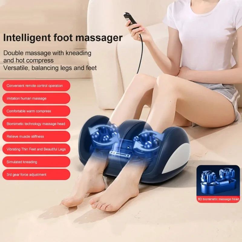 Extra Big Electric Foot Massager with Hot Compress