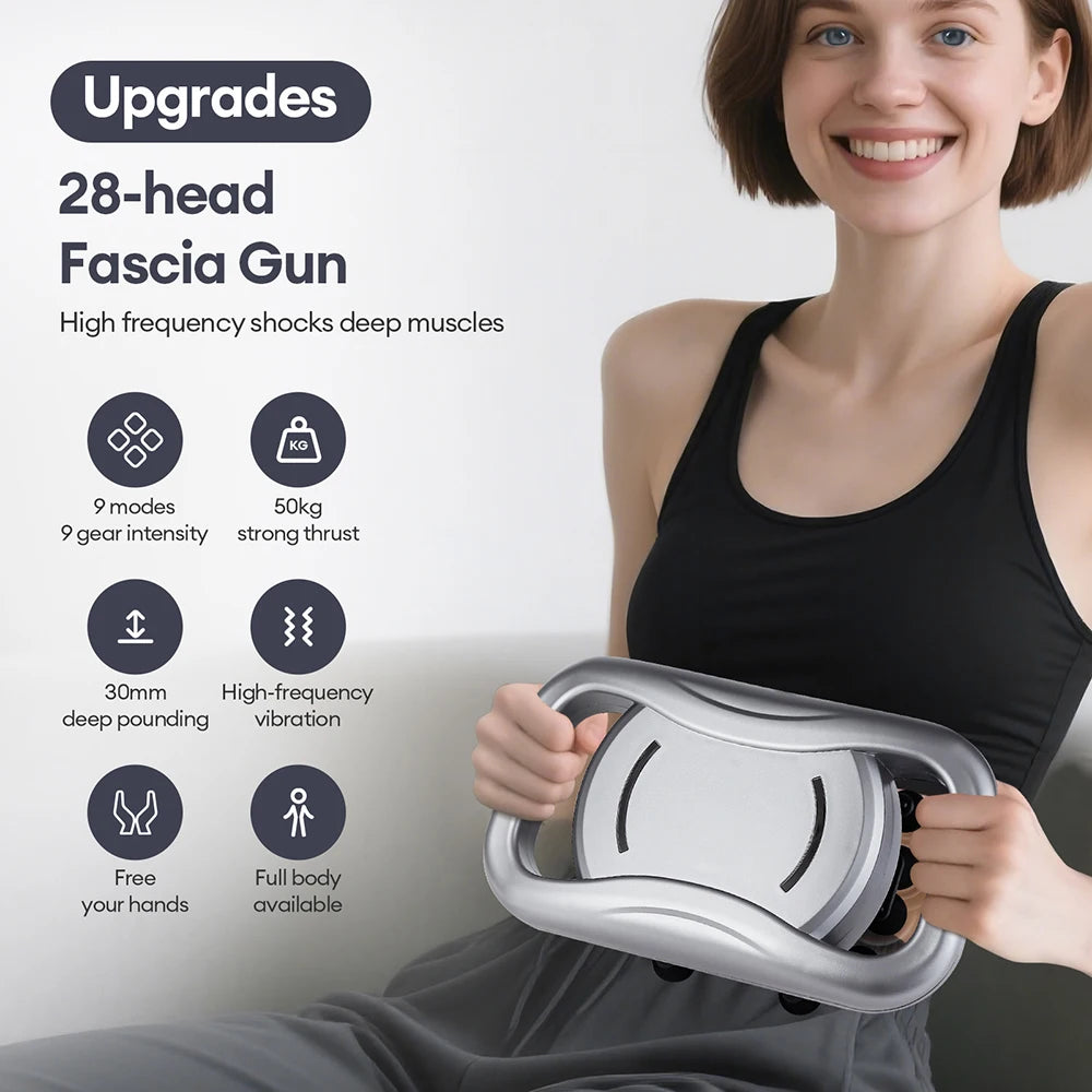 Foreverlily 28-Head Full Body Massage Gun