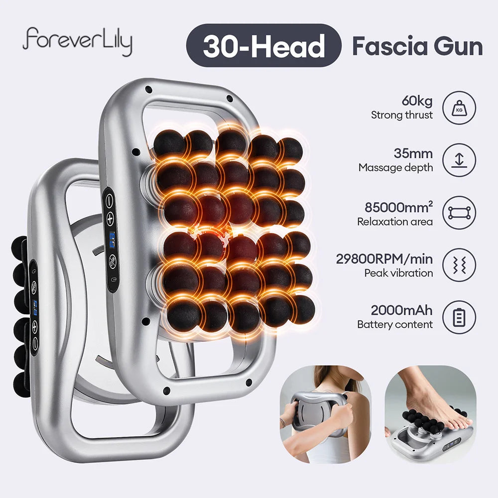 Foreverlily 28-Head Full Body Massage Gun