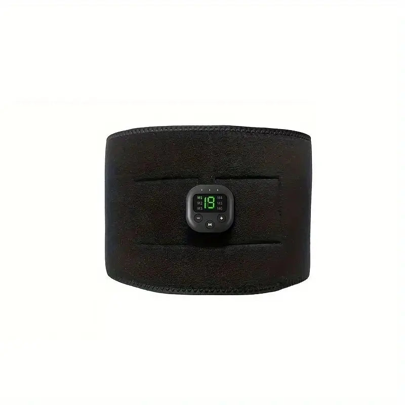 Heated back wrap with digital panel for temperature and time settings