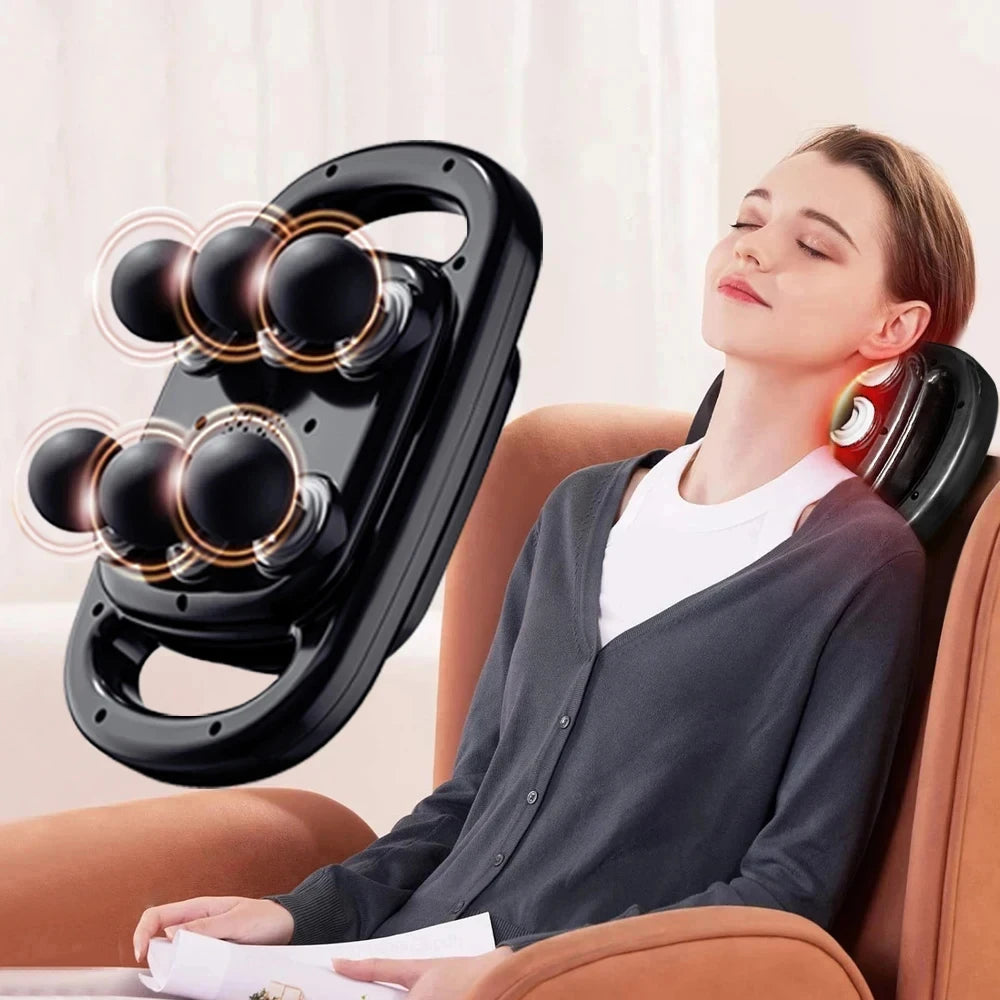 6-Head Massage Gun for Full Body Relief