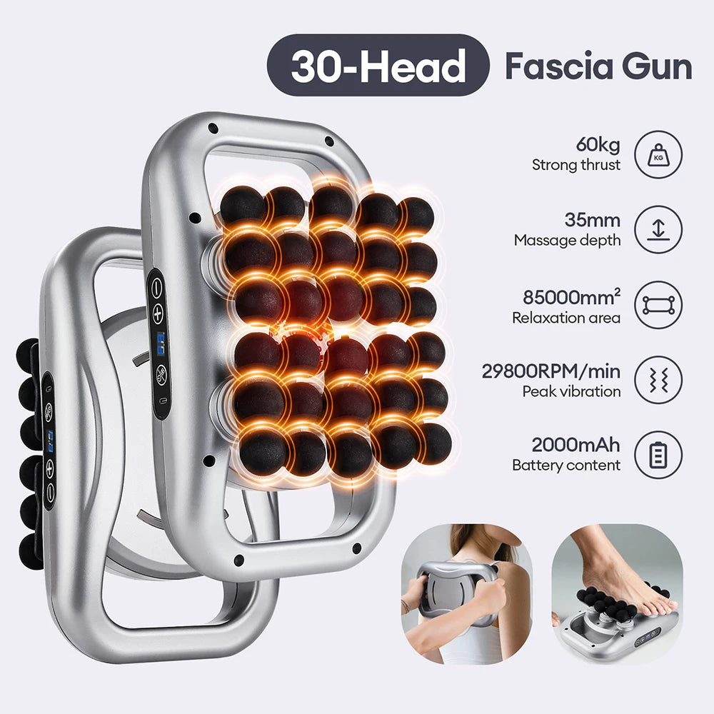 Foreverlily 28-Head Full Body Massage Gun